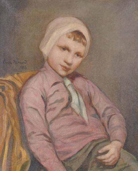 Emile Bernard sitting boy Spain oil painting art